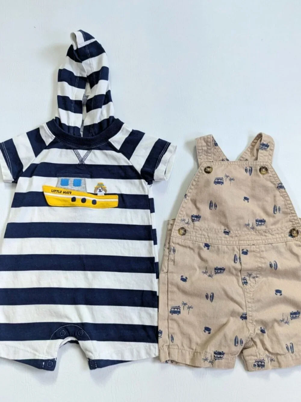Lot 11 Pieces Baby Boy Summer Clothing 6/9 and 9 Months